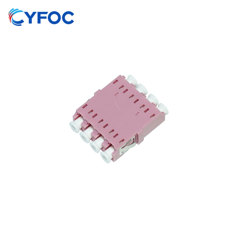 LC UPC 四工 OM4多模  光纤适配器