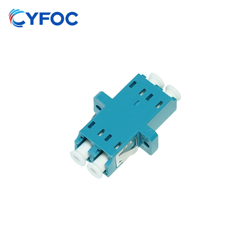 LC UPC 双工 OS2单模  光纤适配器