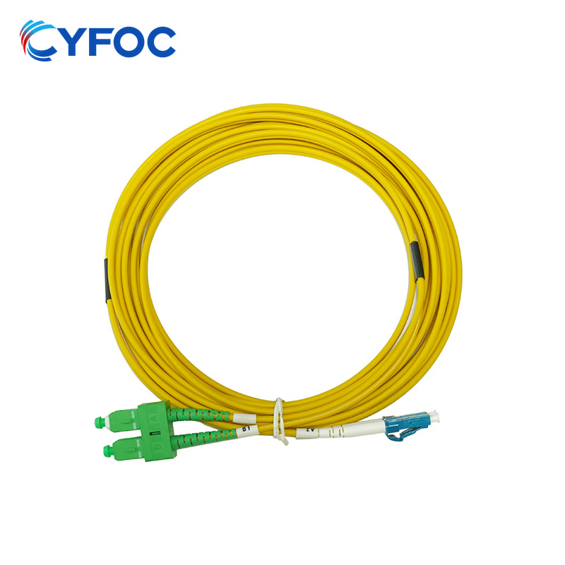 OS2 LC UPC-SC APC双工LSZH 3.0mm光纤跳线, 3m