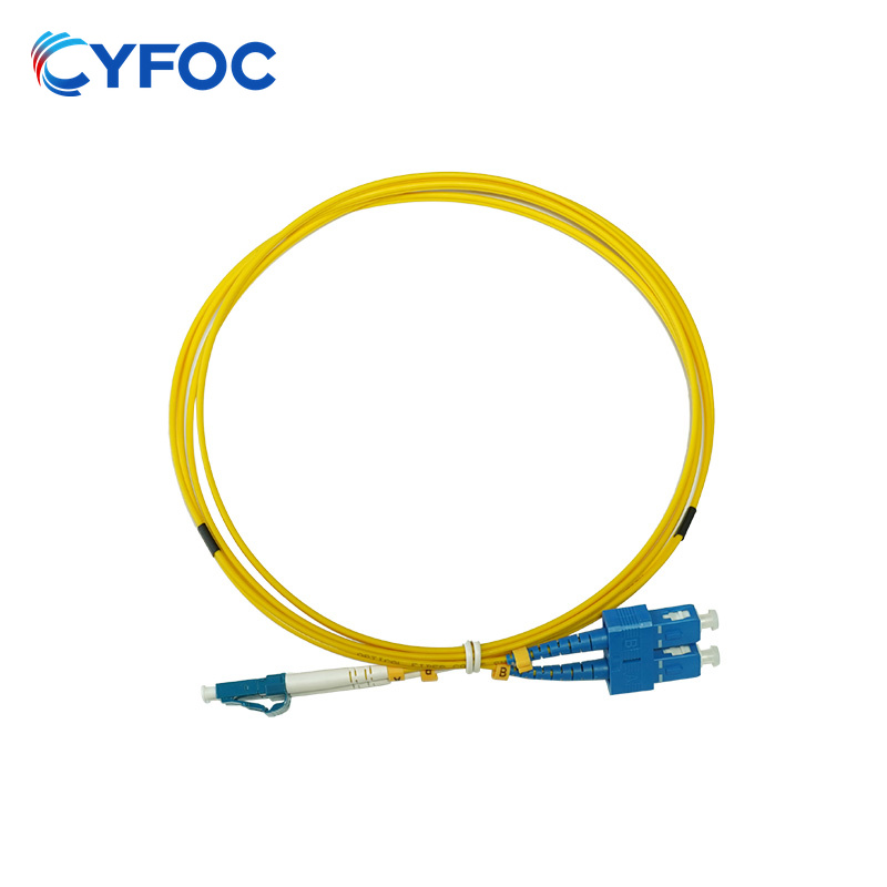 OS2 LC UPC-SC UPC双工LSZH 2.0mm光纤跳线, 2m