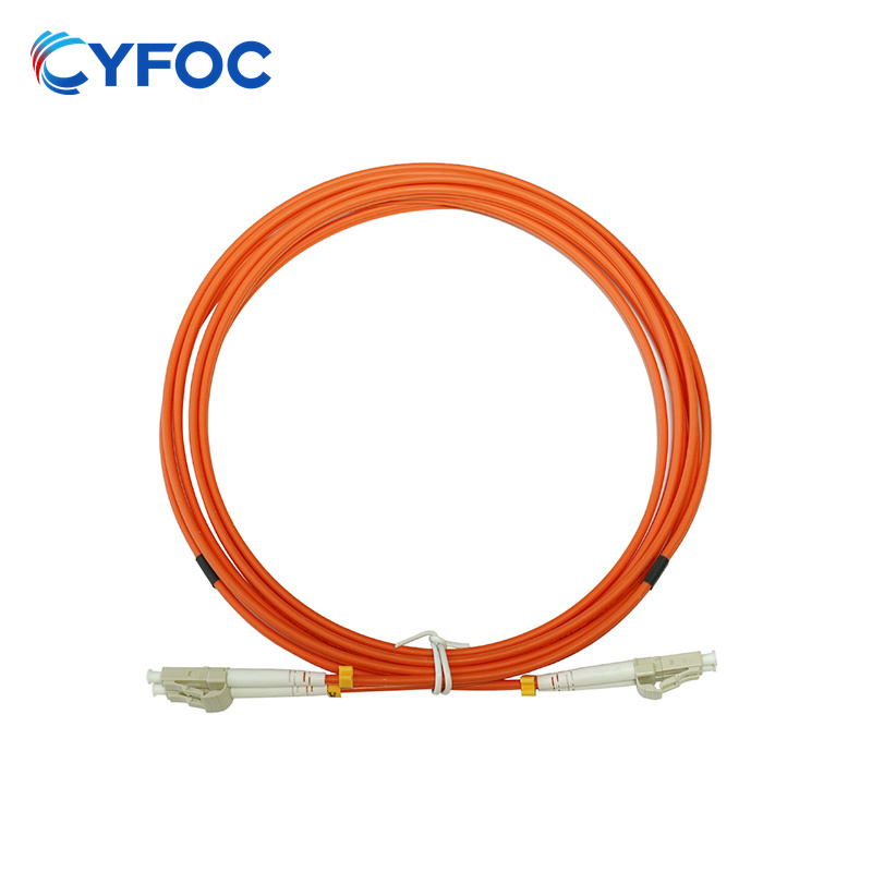 OM2 LC-LC UPC Duplex LSZH 3.0mm Fiber Optic Patch Cord, 3m