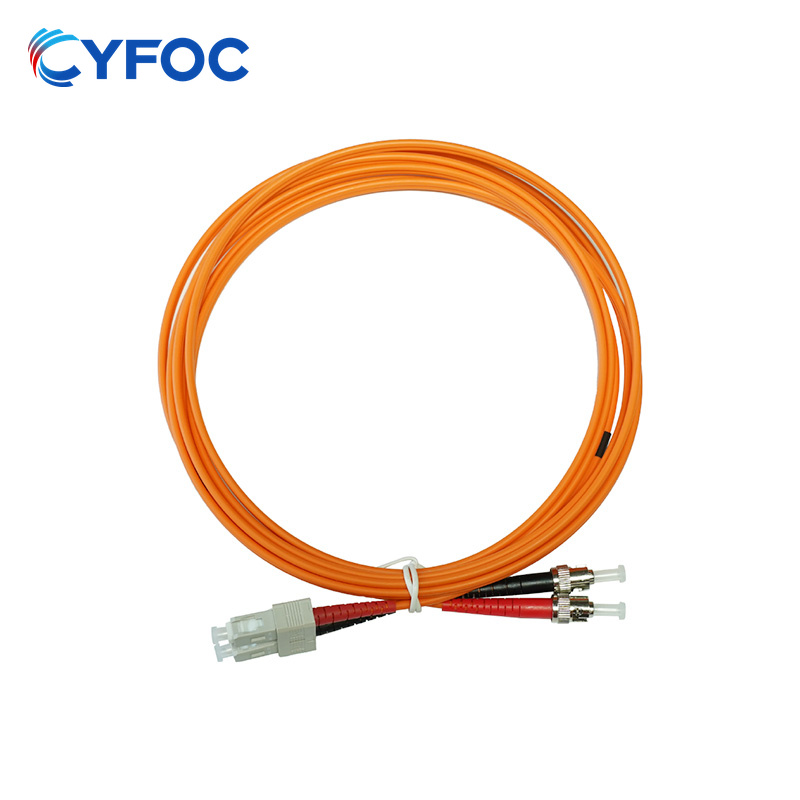 OM2 SC-ST UPC双工LSZH 3.0mm光纤跳线, 3m