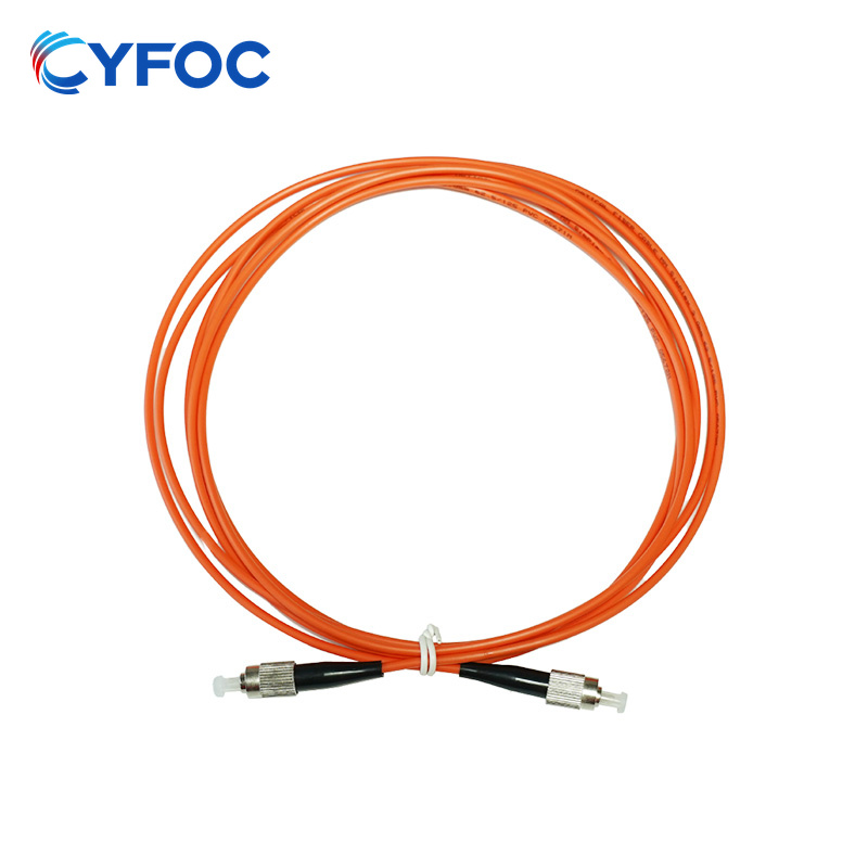 OM1 FC-FC UPC 单工 PVC 3.0mm光纤跳线, 3m