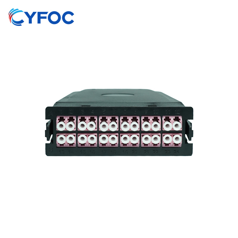 MPO/MTP®-LC配线盒，OM4多模，A极性，24芯，MPO/MTP®-24 (公) 转12xLC双工
