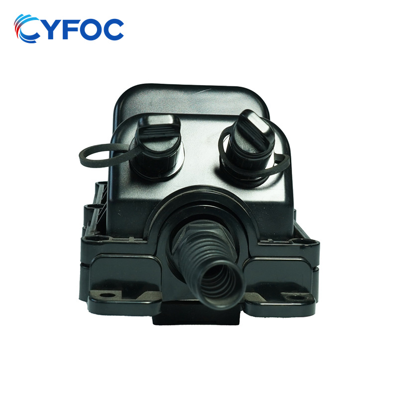 IP67/68 Outdoor Waterproof Fiber Optic Splicing Box 1 In 2 Out