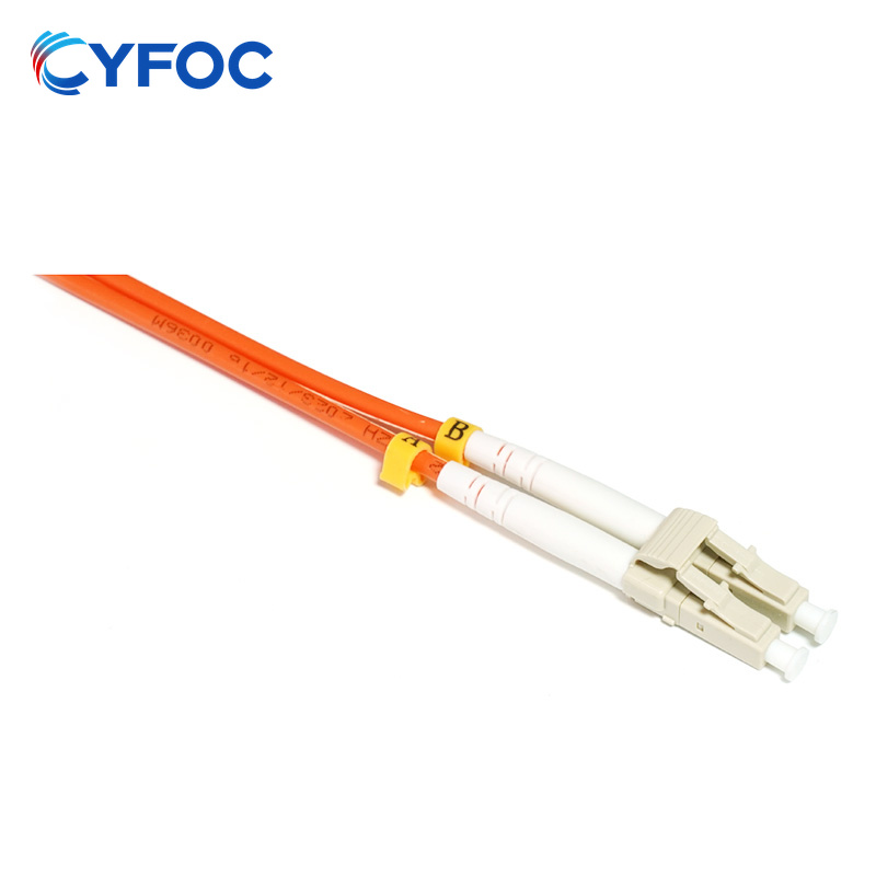 OM2 LC-LC UPC Duplex LSZH 3.0mm Fiber Optic Patch Cord, 3m