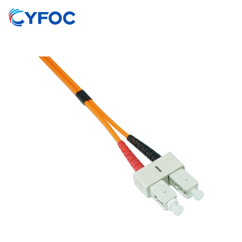 OM2 SC-ST UPC双工LSZH 3.0mm光纤跳线, 3m