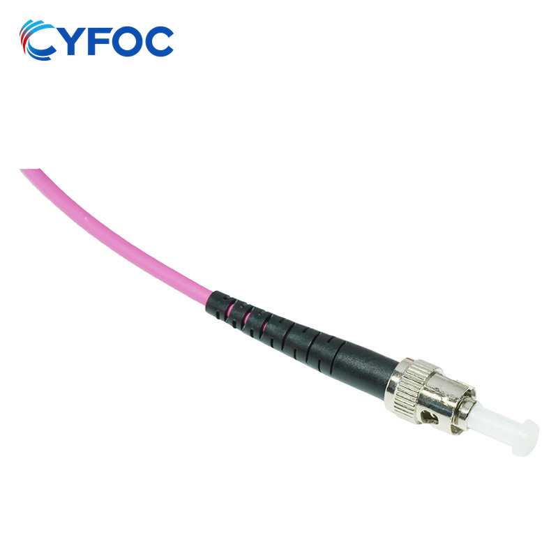 OM4 LC-ST UPC单工LSZH 3.0mm光纤跳线, 3m