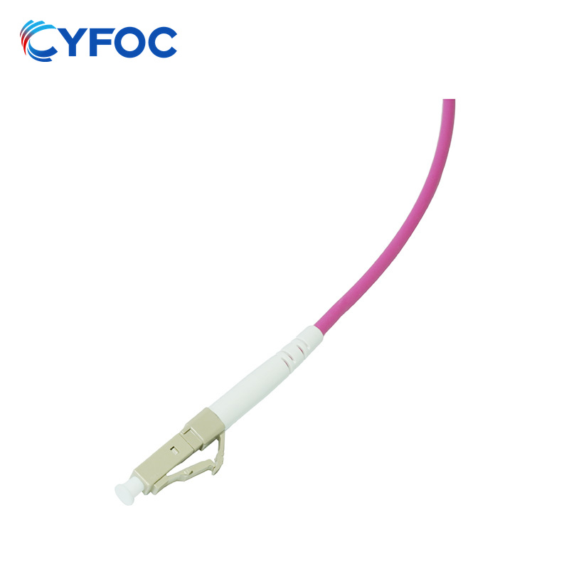 OM4 LC-ST UPC单工LSZH 3.0mm光纤跳线, 3m