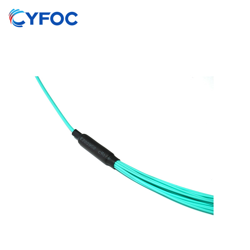 OM3 12-fiber MT UPC to 6 LC Duplex UPC Multimode Branch Patch Cord, Polarity B