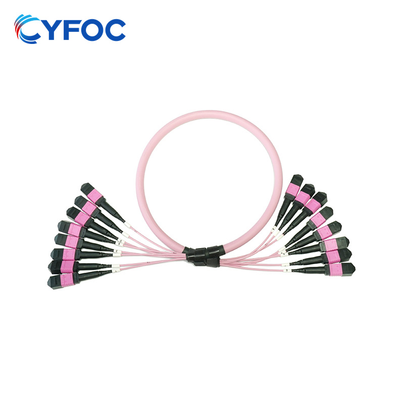 OM4 96芯MPO UPC（母头）转MPO UPC（母头）多模转换跳线，极性B