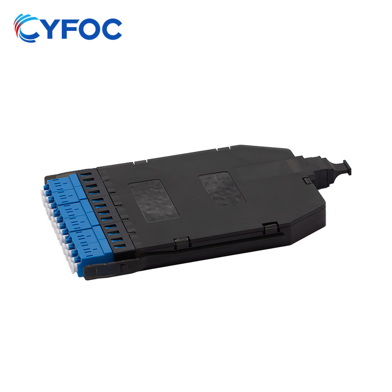 MPO/MTP®-LC配线盒，OS2单模，A极性，12芯，MPO/MTP®-12 (公) 转6xLC双工