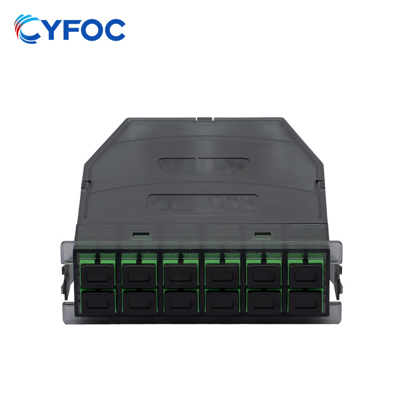 MPO/MTP®-SC配线盒，OS2单模，A极性，12芯，MPO/MTP®-12 (公) 转12xSC 单工