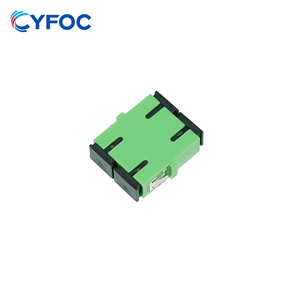 SC APC 双工 OS2单模 光纤适配器