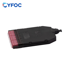 MPO/MTP®-LC配线盒，OM4 多模，A极性，12芯，MPO/MTP®-12 (公) 转6xLC双工