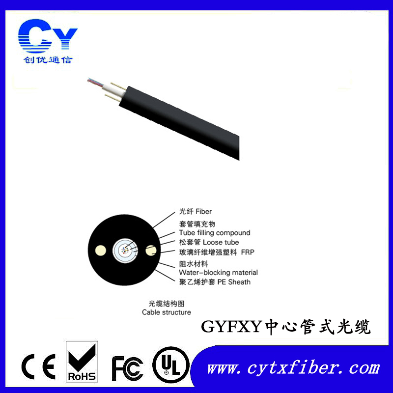 GYFXY center beam tube fiber optic cable