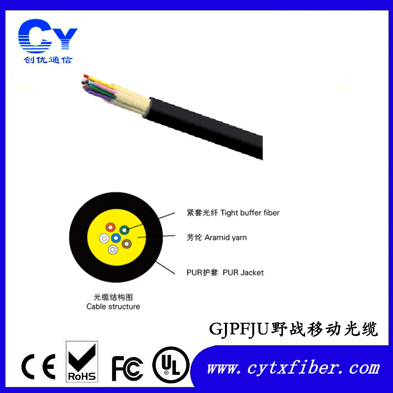 GJPFJU field mobile fiber optic cable